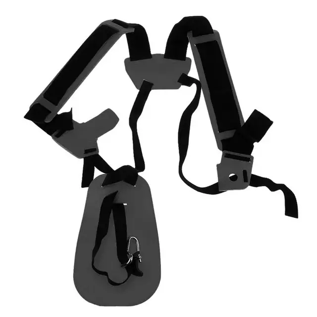 Kettős Váll W-Alakú Heveder Kényelmes Munkaerő-Takarítás Trimmer Párnázott Öv A Kefe Vágóvágó Kerti Metszőhöz