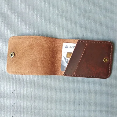 Handmade Personalized Credit Card Holders Leather Credit Card Holder Man Business Cardholder Wallet Porte Carte Case Protect
