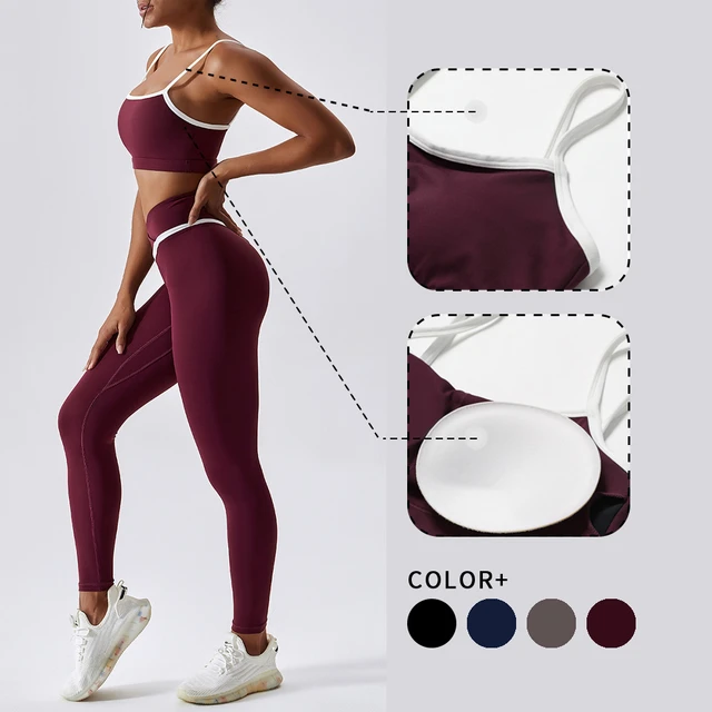 WISRUNING Square Collar Sports Bra for Women Workout Underwear Push Up Yoga  Tops for Fitness Female Sportswear for Gym Outfit - AliExpress