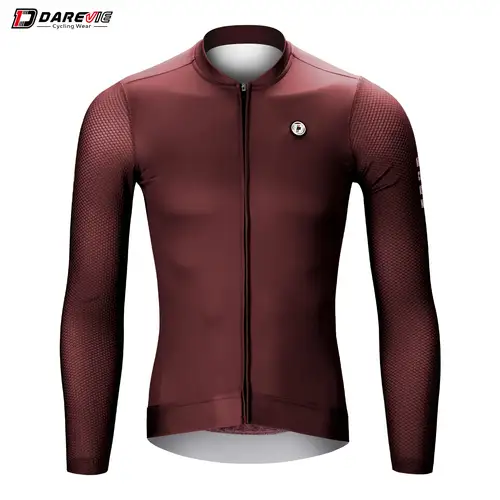 DAREVIE Cycling Jersey Long Sleeve Pro Aero Small Size 3D Bubble Mesh Cycling Jersey Men Women Breathable Man Cycling Maillot - Image 10