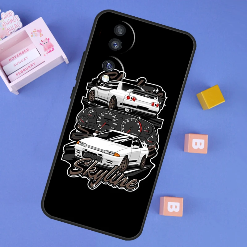 Skyline GTR R32 Theme Phone Case Cover