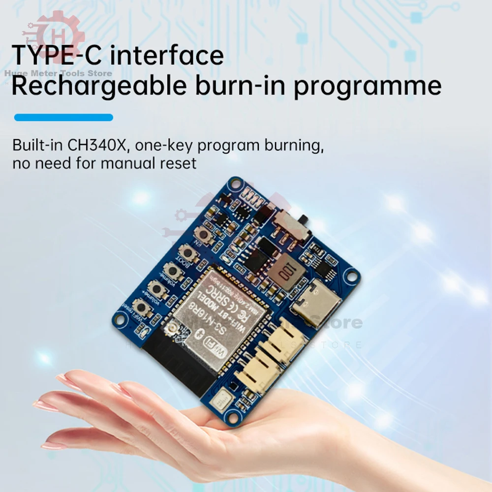 ESP32-S3 Voice Chat Module TP5400 Battery Xiaozhi AI Artificial