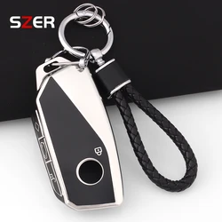 Premium TPU Car Key Case Cover with Keychain - Enhanced Protection (Black Set)