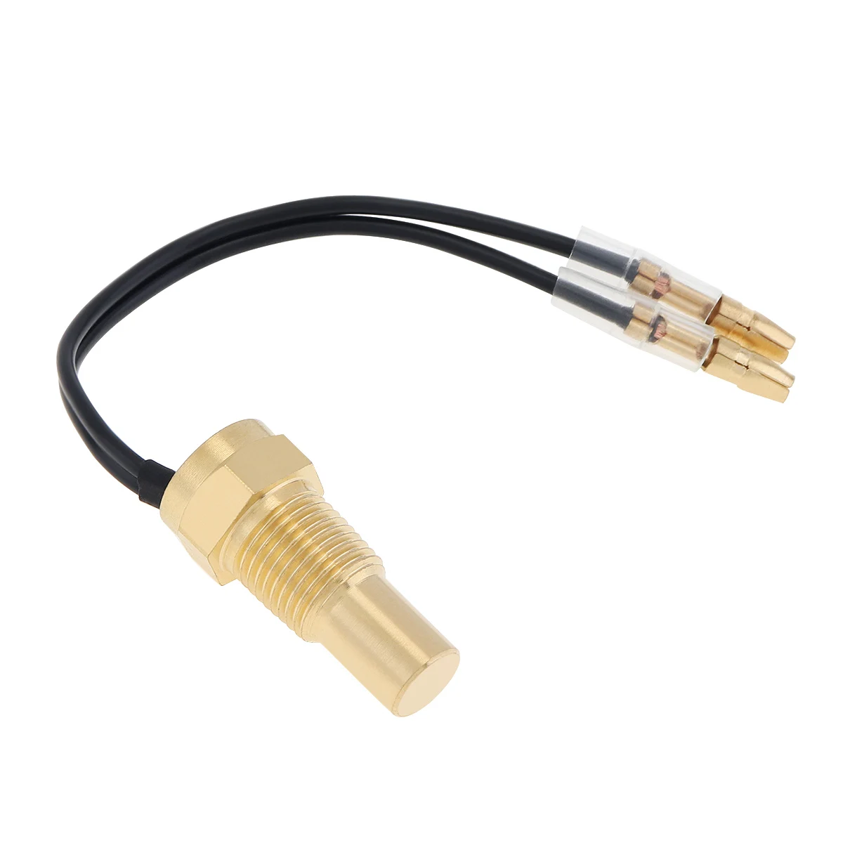 

12V/24V Water Temp Sensor Universal Car Temperature Sensor 50K Head Plug for Car Truck Gauge 10mm