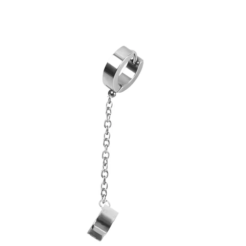 Piece Stainless Steel Painless Ear Clip Earrings for Men Women Punk Silver Color Non Piercing Fake Earrings Jewelry Gifts