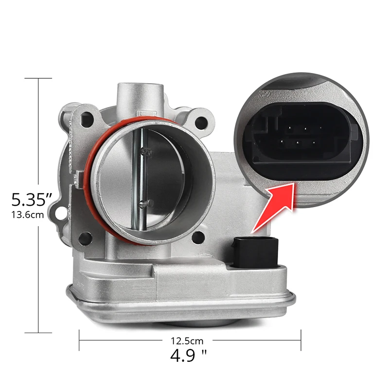 Electronic Throttle Body For Dodge Avenger Caliber Journey Chrysler Sebring Jeep Compass Patriot Car Accessory 04891735AC