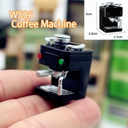Miniature Dollhouse Coffee Machine & Blender Set - Toy Kitchen Accessories (WS05)
