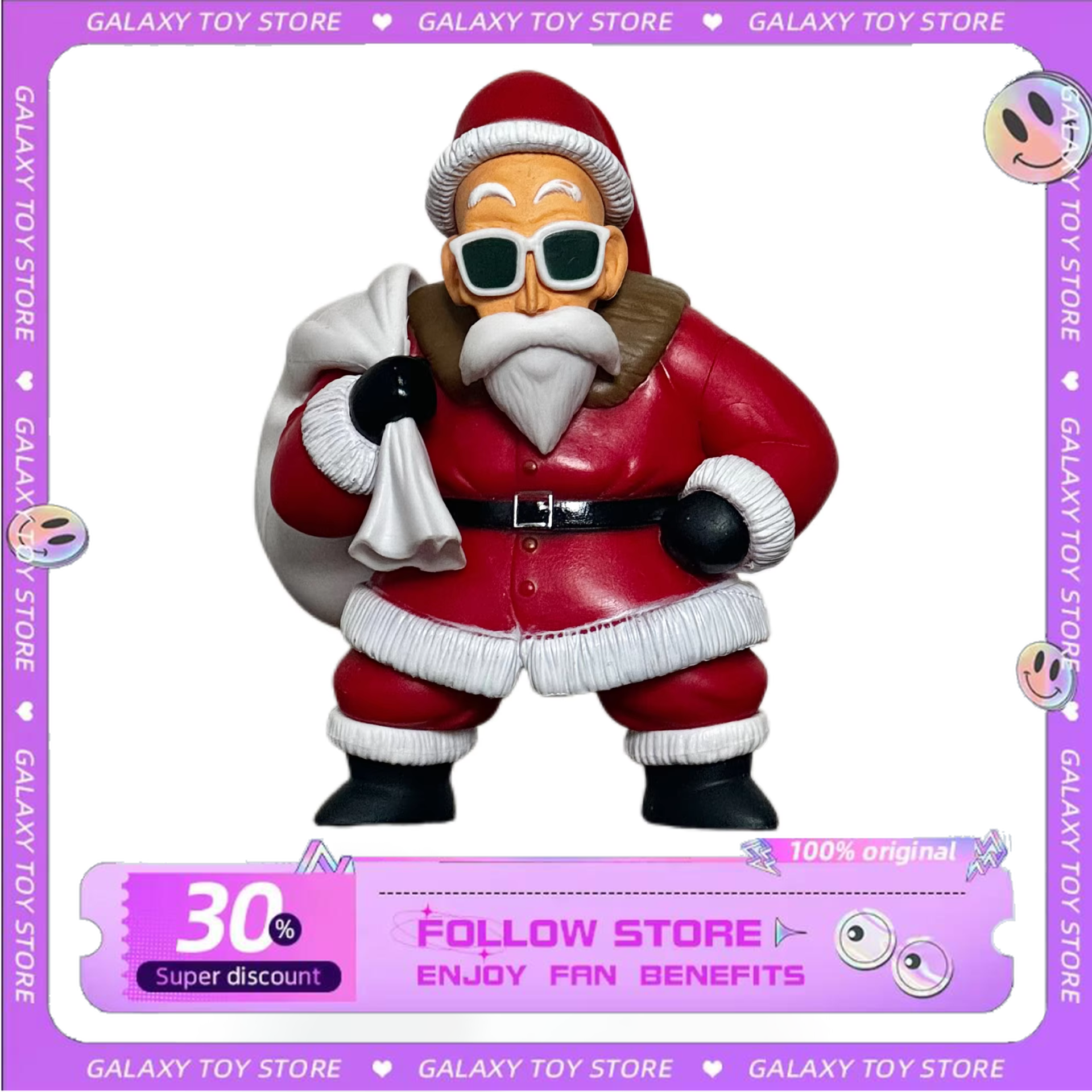 13cm New Dragon Ball Master Roshi Action Figure Animation Peripheral Christma Gift Ornaments Collection Desktop Display Gift Toy