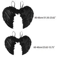 Feather Angel Wings Adult Halloween Christmas Angel Costumes Accessories Gift 6