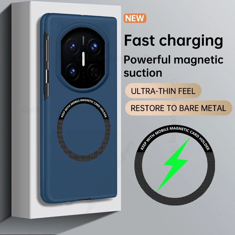 Matte Candy Solid Color Frameless Plastic Magsafe-Compatible Wireless Charging Case