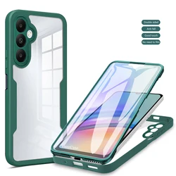 Ultimate Shockproof 360 Full Body Case with Built-In Screen Protector for Samsung S25Ultra (Green)