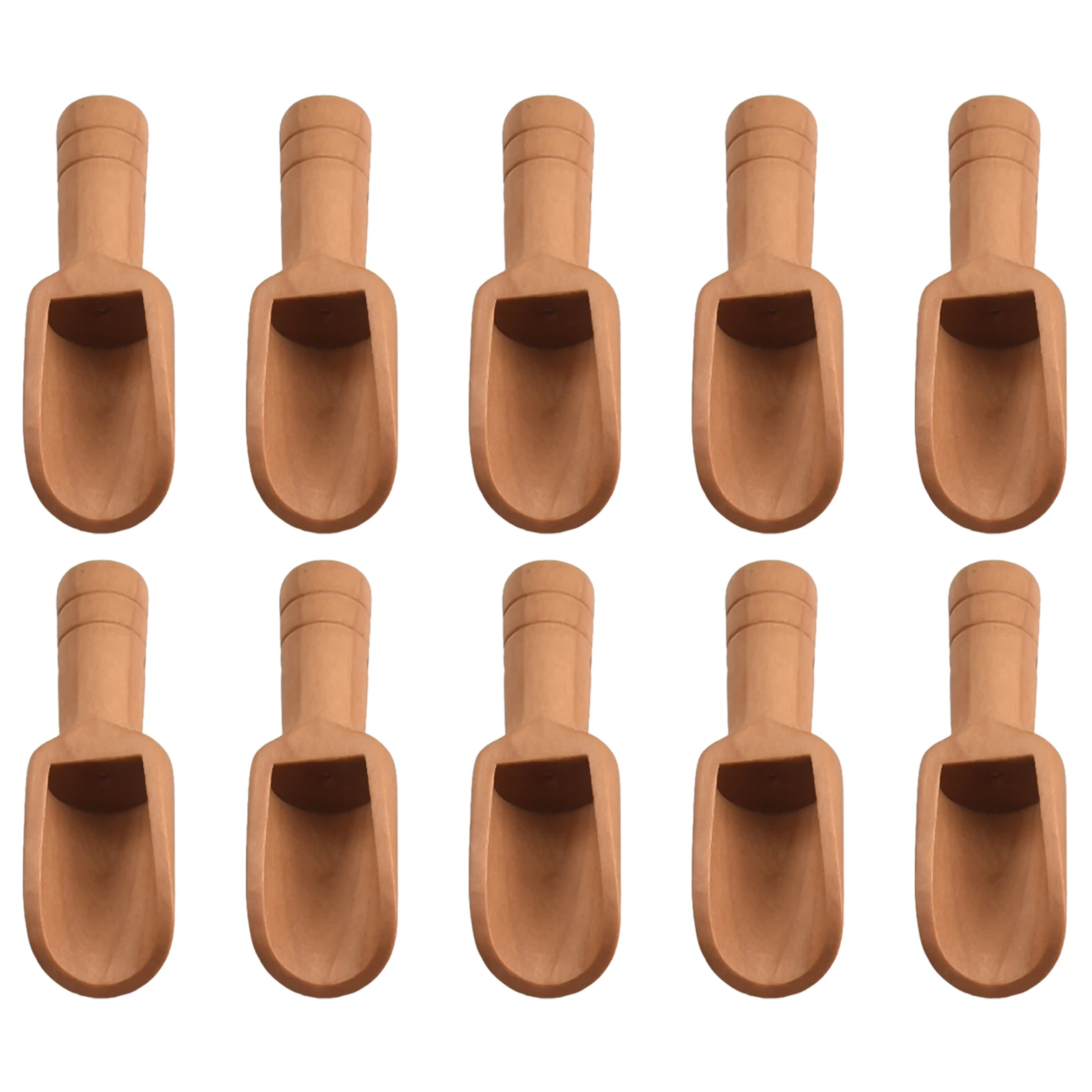 

10pcs Mini Wooden Salt Spoons Tea Coffee Scoops Seasoning Candy Spices Spoons Milk Powder Scoop Kitchen Cooking Accessories