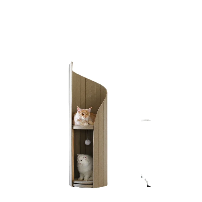 

Chamfer Cat Nest Integrated Cat Tree Large Cat Supplies Four Seasons Universal Small Cat Rack