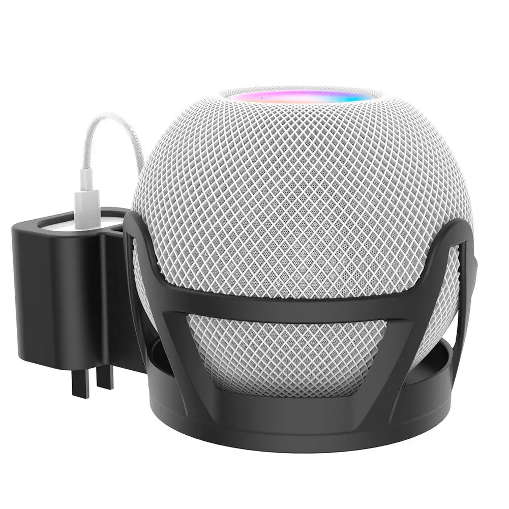 Appendiabiti Da Parete Per Apple Homepod Mini Stand Smart Speaker Presa Supporto Appendiabiti Da Parete Per Staffa Homepod Mini (Us Plug)