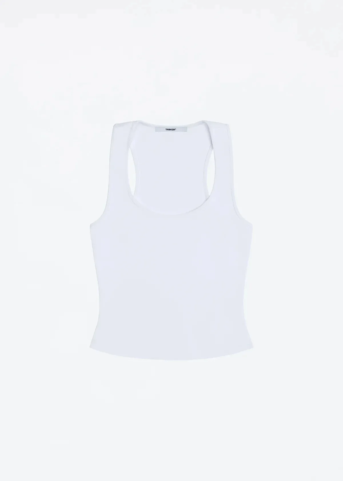 Tank Air Vest Halter Solid Color Black White Powder Wide Shoulder I-shaped Vest Top Sports Daily Wear