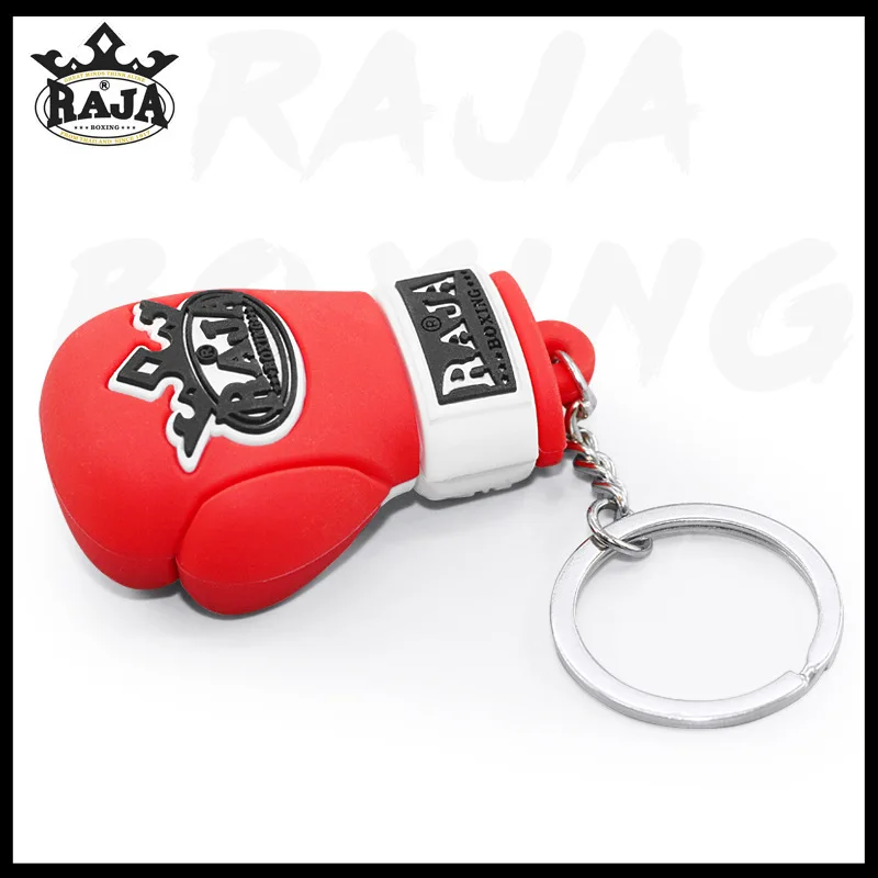 New Boxing Key Chain Bag Mini Cute Creative Decorations for Raja MMA Gifts Souvenir Gift for Boxing Lovers Wholesale Blue Red
