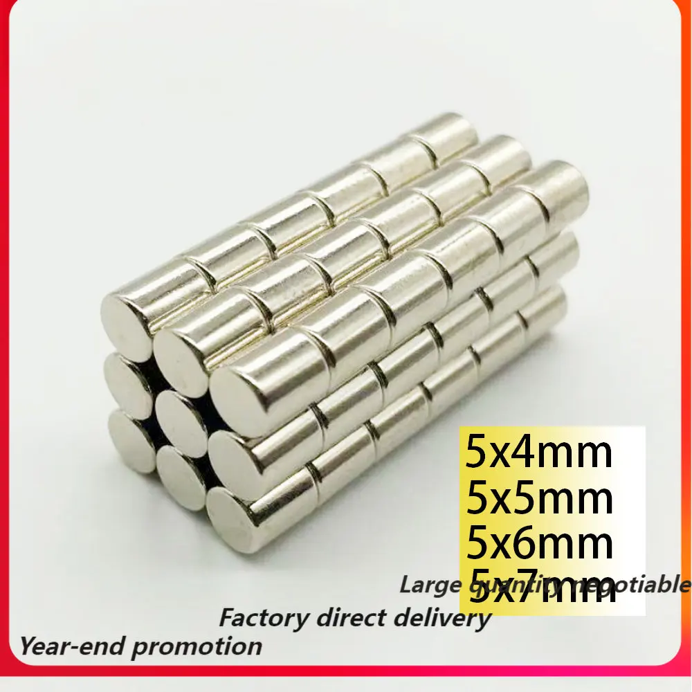 5x4mm 5x5mm 5x6mm 5x7mm Round Mini Magnet  N35 Super powerful Neodymium 5*6mm Magnets for door Search Magnetic Fridge DIY