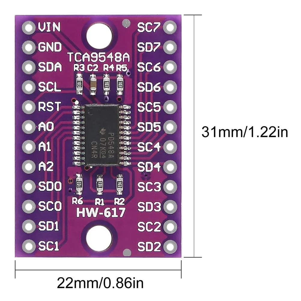 Ardu Ino TCA9548A I2C IIC Ƽ÷ 극ũƿ  , 8 ä Ȯ  , 10 