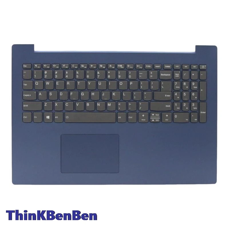 

US English Backlit Blue Keyboard Upper Case Palmrest Shell Cover For Lenovo Ideapad 330 15 ICH Laptop 5CB0R46970