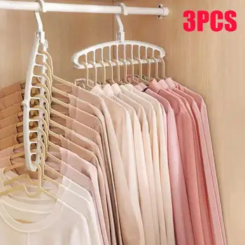 Folding Multi-Hole Clothes Hanger 1
