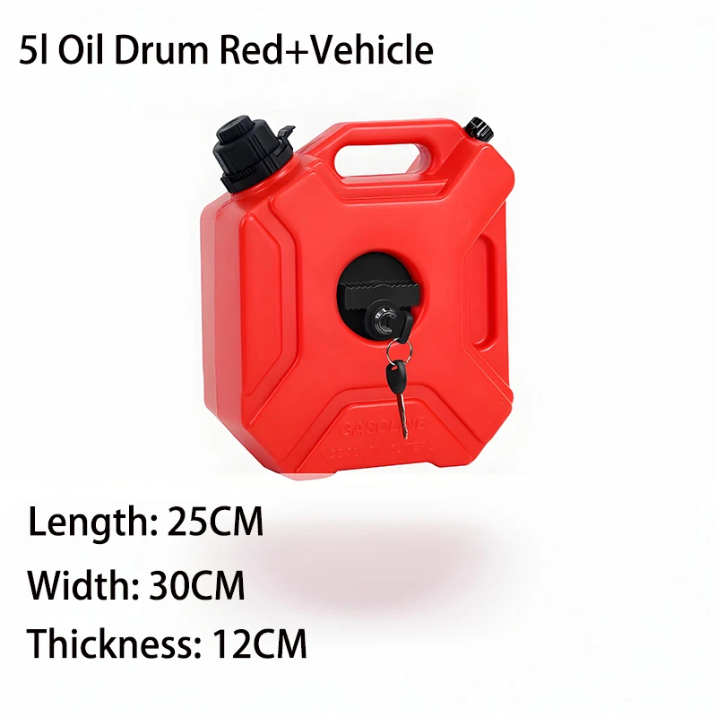 5l Portable Gasoline Tank for Automobiles Motorcycles And Off-Road Vehicles