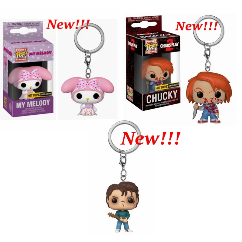 Funko POP Pocket Keychain 3 styles my melody hot topic chucky steve with  club Action Figures Collection Model Toys For Gift| | - AliExpress