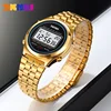 SKMEI 2146 Waterproof Electronic Men Watch Stainless Steel Calendar Digital Mens Wristwatch Countdown Clock 2004 Reloj Masculino 5