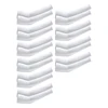 10 Pairs Cooling Arm Sleeves Parts UV Protection Warmers Sleeves For Men&Women,For Running, Cycling, Hiking, Golf ,White 1