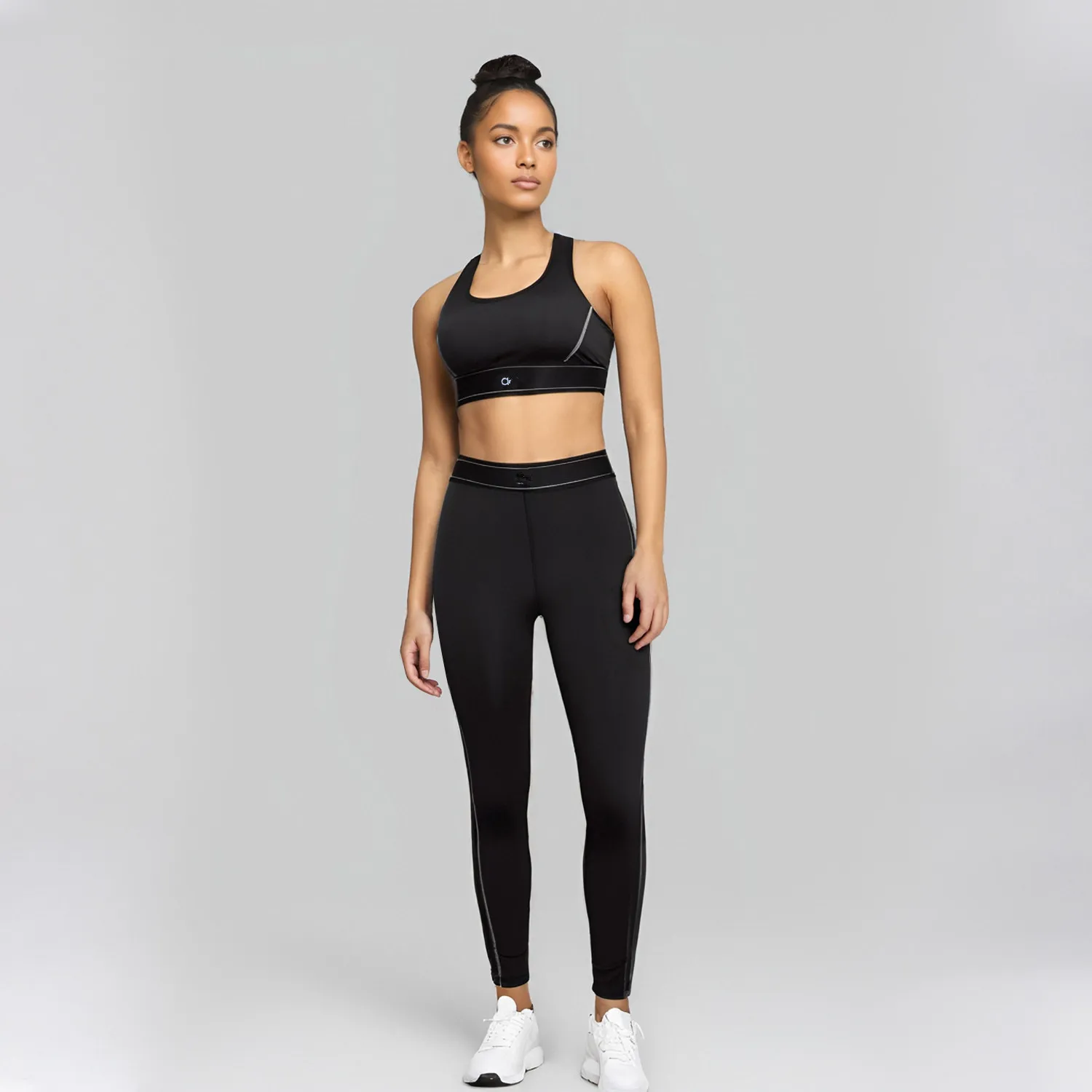 Y9001 Sportswear Yoga Clothes Set Leggings and Tops Fitness Sports Suits Gym Clothing Bra Pants Sets Running Sport Outfit for Wo 3