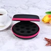 12 Bottles Round Essential Oil Storage Bag Essential Oil Organizer Case 1ml 2ml 5