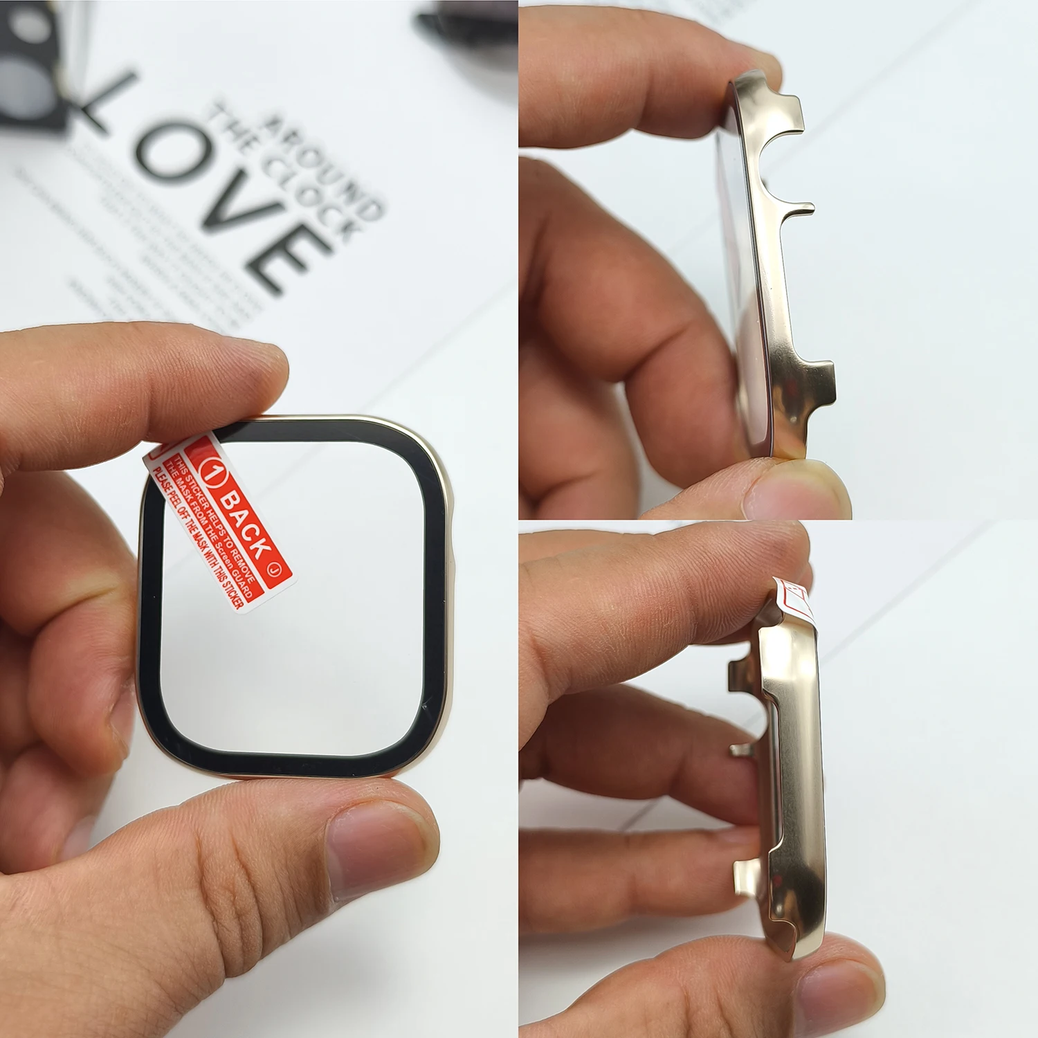Fortschrittliche Schutzfolie aus Aluminiumlegierung, integrierte Schutzhülle für Apple Watch 46 45, 44–38 mm, Uhrengehäuse für iwatch S11 S10 – Detail 5