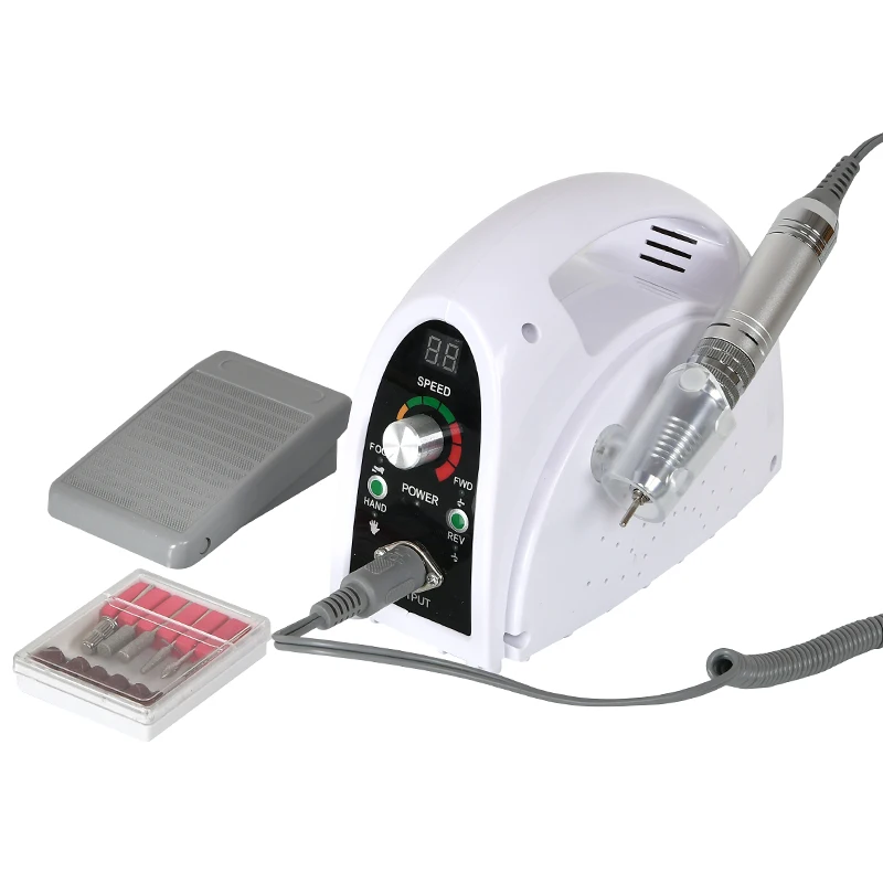 35000rpm 65w Electric Nail File Podiatry Drill Nail Salon Equipment
