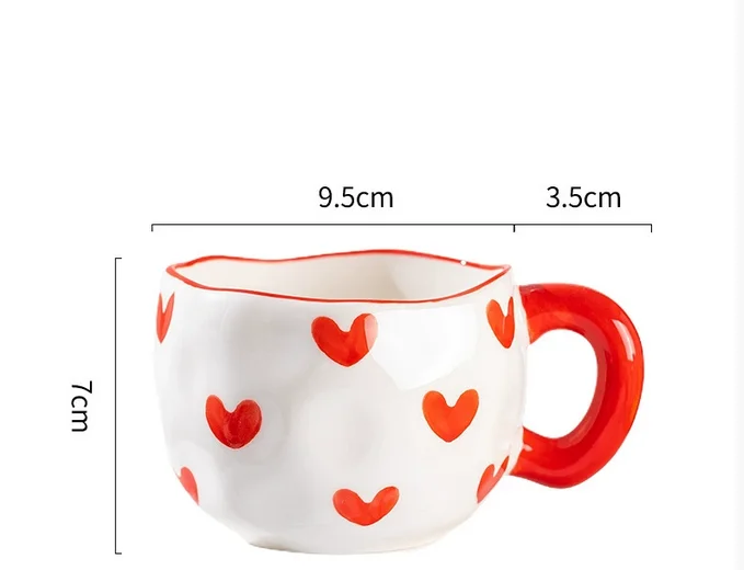 Handmade Creative Ceramic Mugs Cloud Coffee Cup Plate Set Afternoon Tea Latte Cup Irregular Flower Milk mug Korean Style Mugs