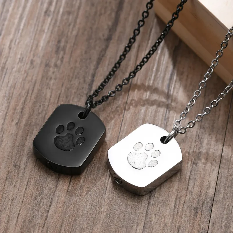 Paw Print Urn Necklace 1