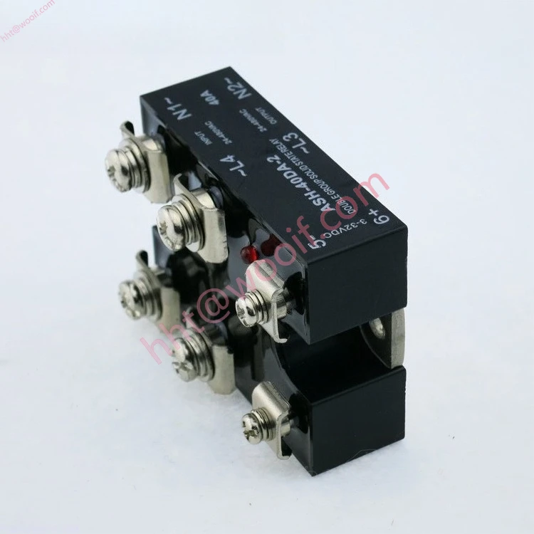 40A 2상 무접점 계전기 ASH-40DA-2 DC AC 제어 24VDC 부하 480V