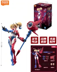 Blokees DC Superhero Action Figures Collectible Toys - Batman Beyond & Superman (Harley Quinn)