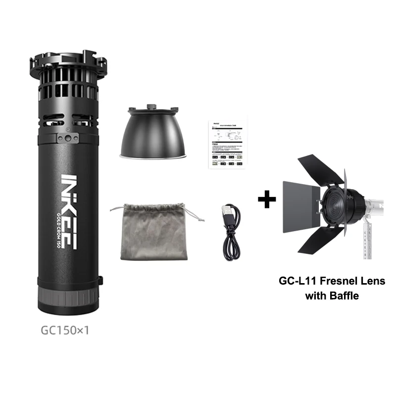 【美品】INKEE GC150 150W 撮影用LEDビデオライト S6a746c9359774c8793d2771a898c8