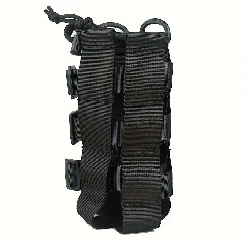 Taktische Molle Wasserflaschen-Tasche, Militär, Outdoor, Reisen, Wandern, Kordelzug, Wasserflaschenhalter, Wasserkocher-Träger, 0,3 l – 0,8 l – Detail 9
