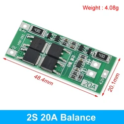 Enhanced Lithium Battery Protection Board with Standard/Balance Function - 1PCS (Balance Version)