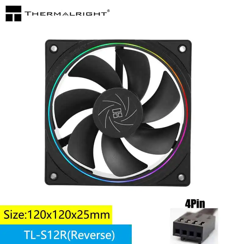 Mua Thermalright TL-C12RW-S V2 CPU Fan Case Cooler PWM Fan, 4pin PWM Connector Computer Fan With Argb Aperture 1500rpm Speed Pc Cooling Fan120mmwhite B0c4jgwwnf