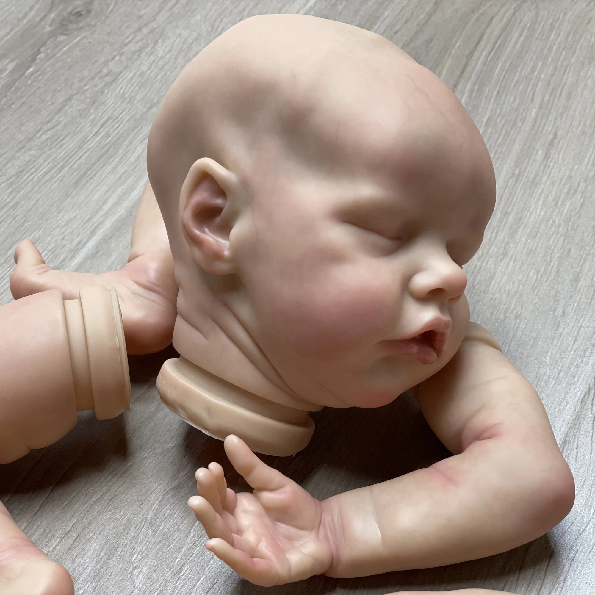 Silicone April 20 Inch Reborn Bebe bebê reborn de silicone mole Handmade  Realistic Smile Face reborn de silicona cuerpo entero - AliExpress
