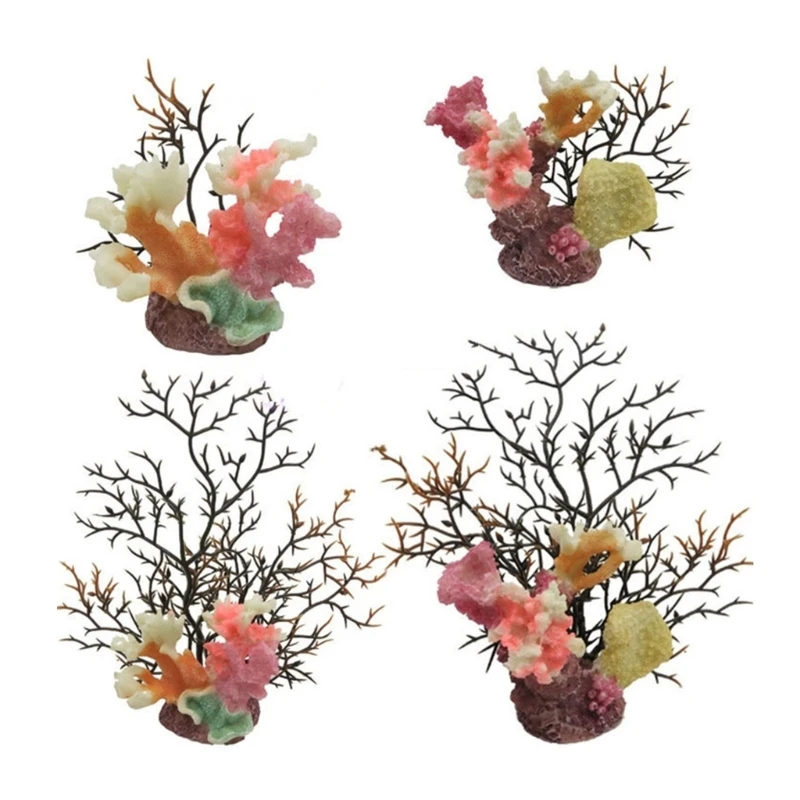 

Exquisite Coral Crafts Simulation Coral FishTank Landscaped Decoration Colorful FishTank Sea Creature Coral Shape DropShip