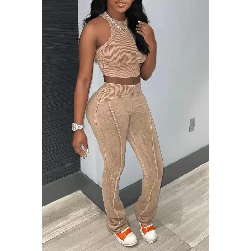 Striped Print Women 2 Piece Set Sexy Crop Top Bodycon Skirts Matching Set 2023 Summer Y2K Sweatshirts Casual 2 Piece Skirts Sets