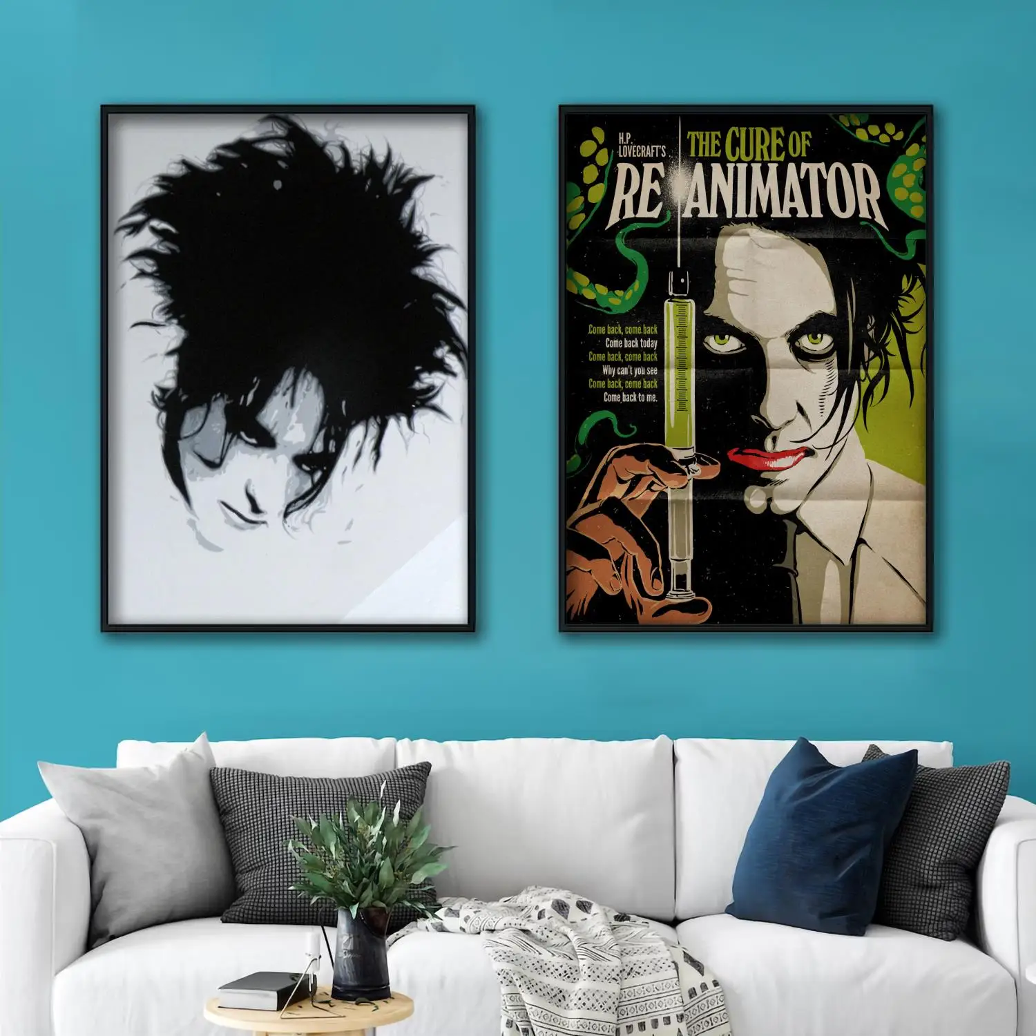 

the cure Singer Decorative Canvas Posters Room Bar Cafe Decor Gift Print Art Wall Paintings