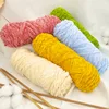 4mm Chenille Velvet Yarn Knitting Wool Thick Warm Crochet Knitting Yarns Cotton Baby Wool DIY Hand-Knitted Sweater Socks Hat 2