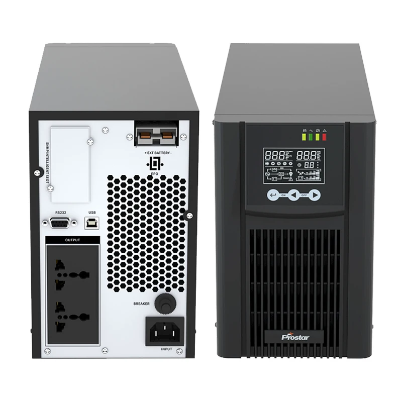 Online Uninterrupted Power Supply High Frequency UPS External Battery USB/RS232 3000w 3000VA 96VDC Pure Sine Wave for Networking