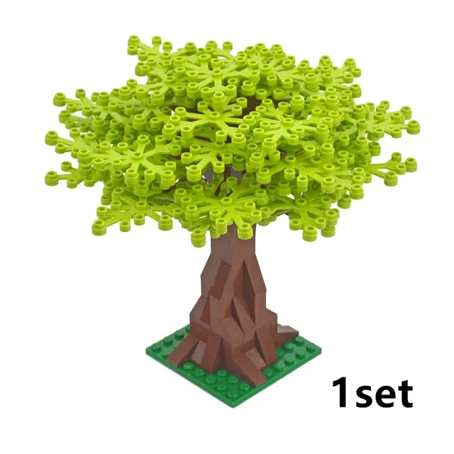 Eco-Friendly Building Blocks Set - Nature and Cityscape Enhancements