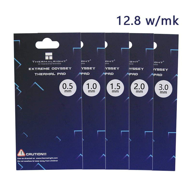 Thermalright ODYSSEY Thermal Pad, Non-Conductive GPU Card Water Cooling Thermal Mat 12.8W/mk 85x45 0.5/1.0/1.5/2.0/3.0mm