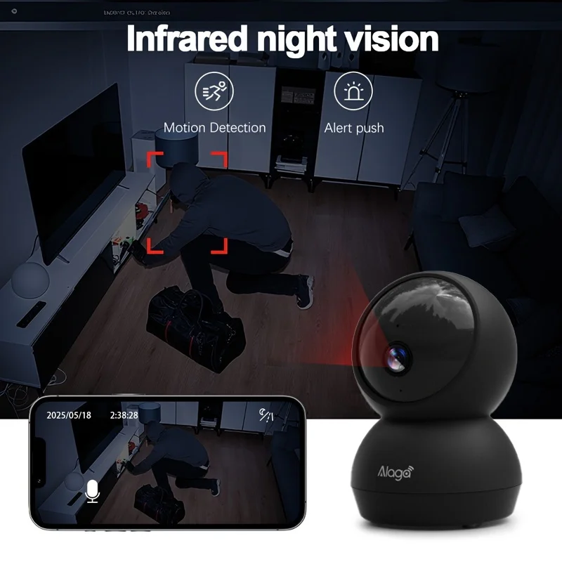 Wireless WIFI Monitoring Camera 360 degree intercom 3MP 1080P Home Security Camera Remote HD Night Vision Camera Monitor Smart Home 7
