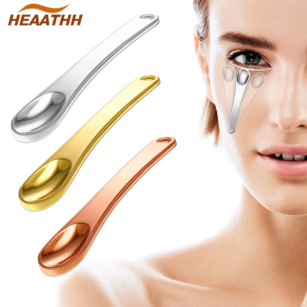 1Pcs Mini Spoon Eye Cream Massage Sticks Facial Reusable Scoop Makeup Spatula for Face Cream Cleansing Appliances
